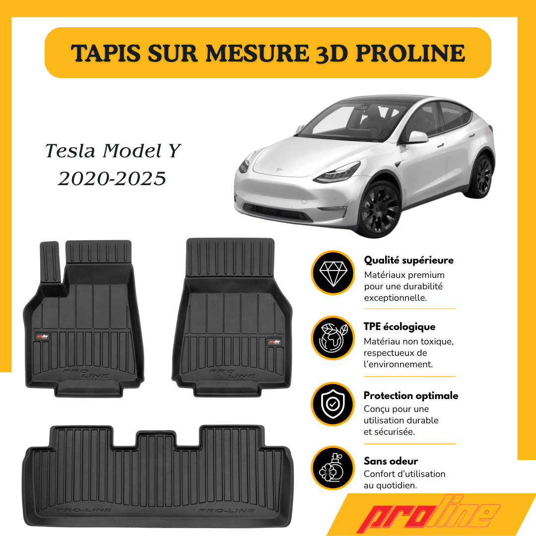 Tapis de sol PROLINE Tesla Model Y 2020-2025
