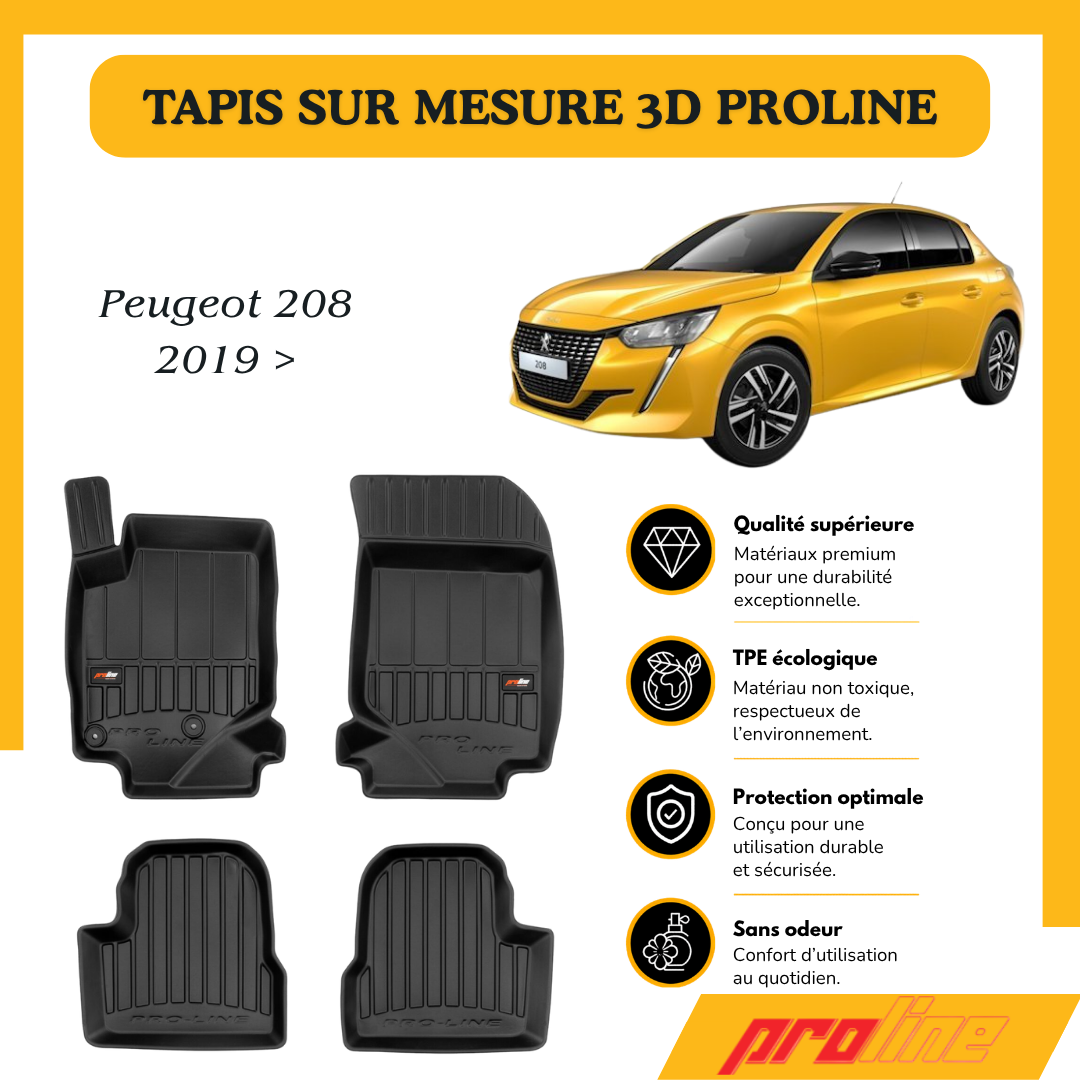 Tapis de sol Proline Peugeot 208 II 2019 >