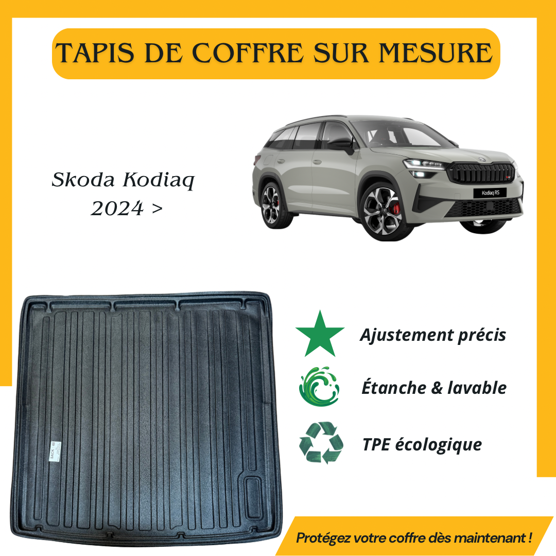 Tapis de coffre 4D Skoda Kodiaq 2024 >