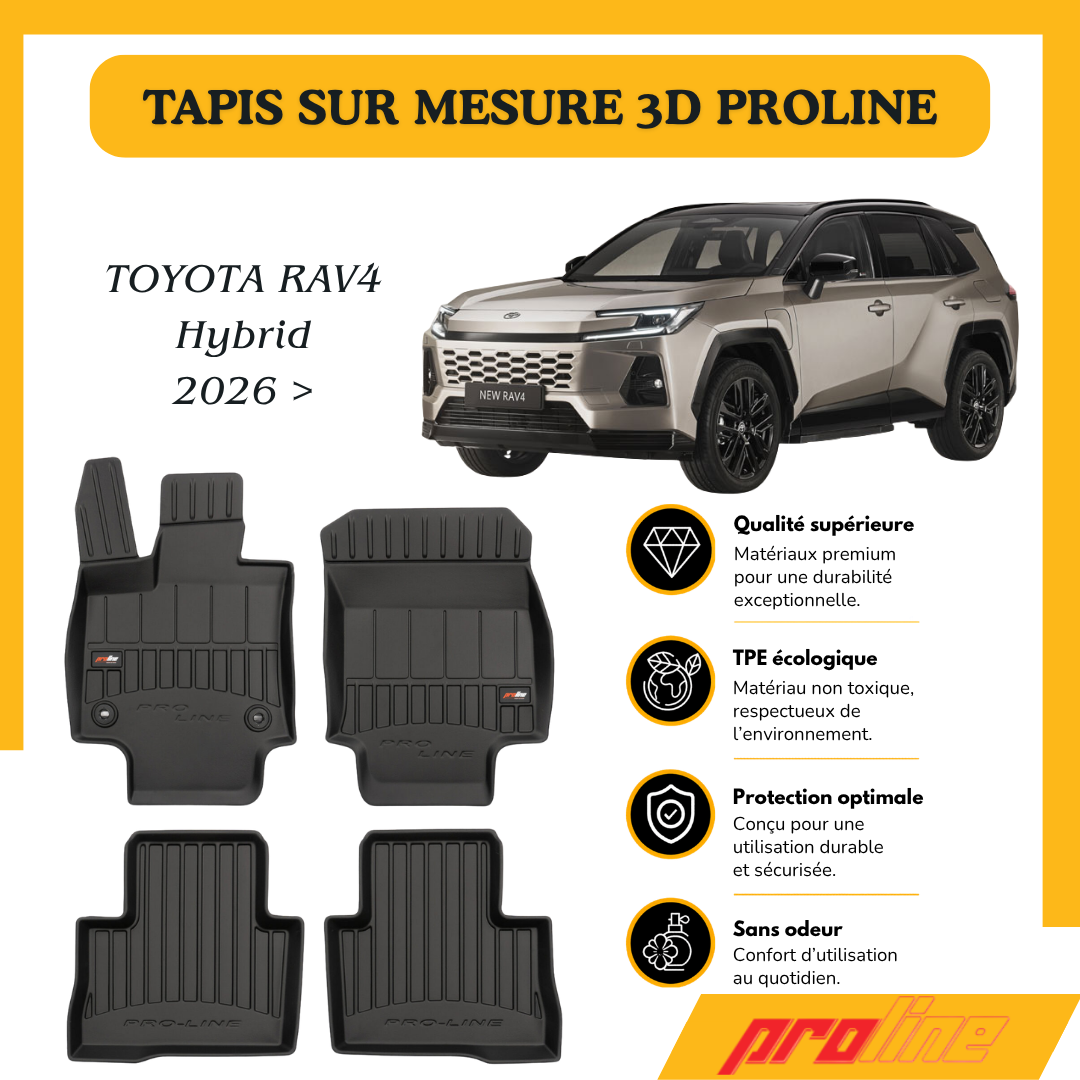 Tapis de sol PROLINE Toyota RAV4 hybrid 2026 >