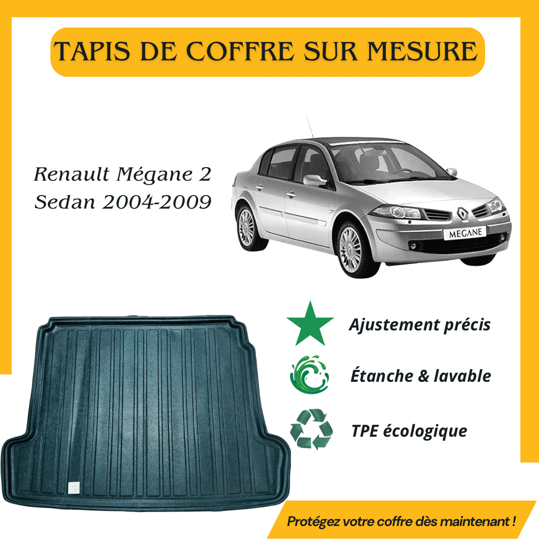 Tapis de coffre 4D Renault Mégane 2 SEDAN 2004-2009