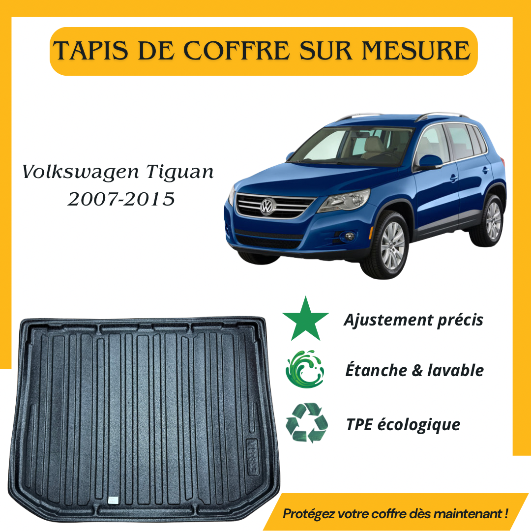 Tapis de coffre 4D VOLKSWAGEN TIGUAN 2007-2015
