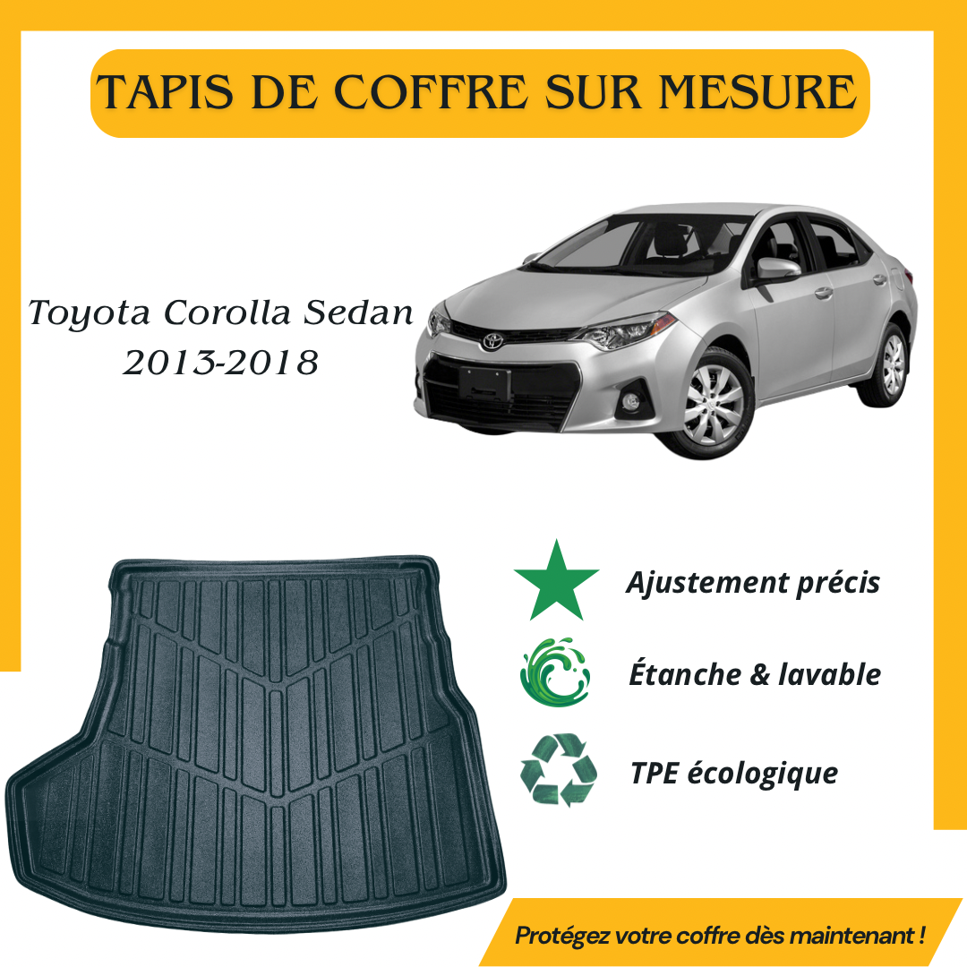 Tapis de coffre 4D Toyota Corolla Sedan 2013-2018