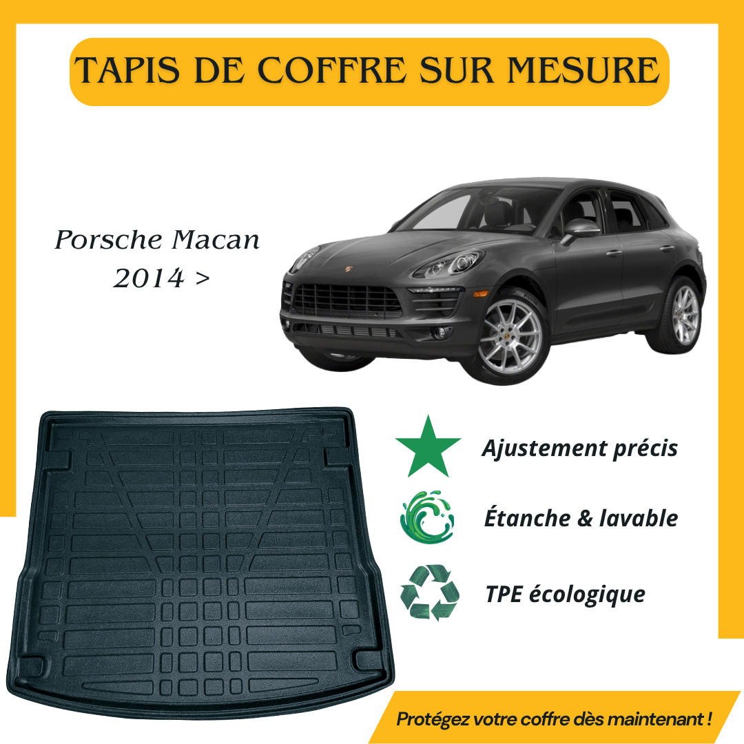 Tapis de coffre 4D Porsche Macan 2014 >