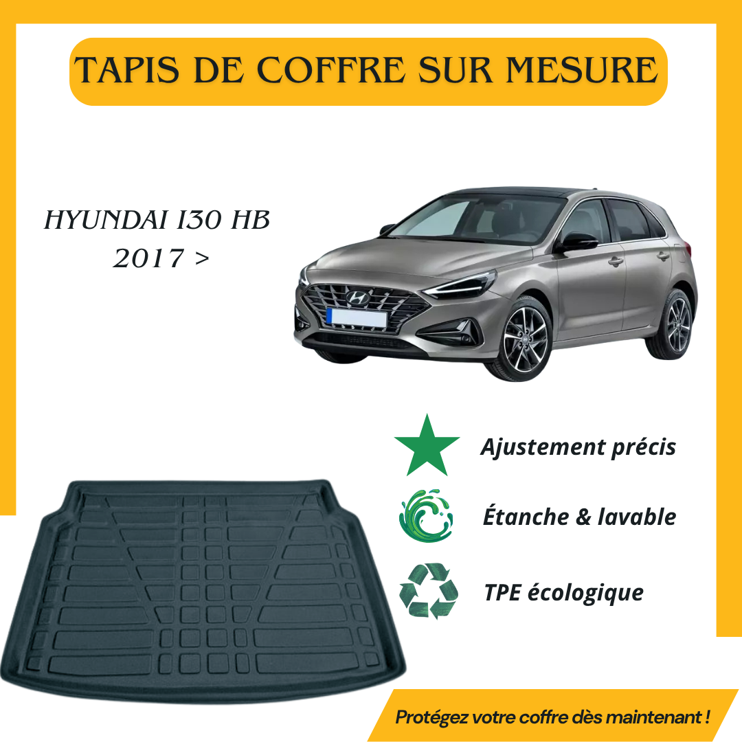 Tapis de coffre 4D HYUNDAI I30 HB 2017 >