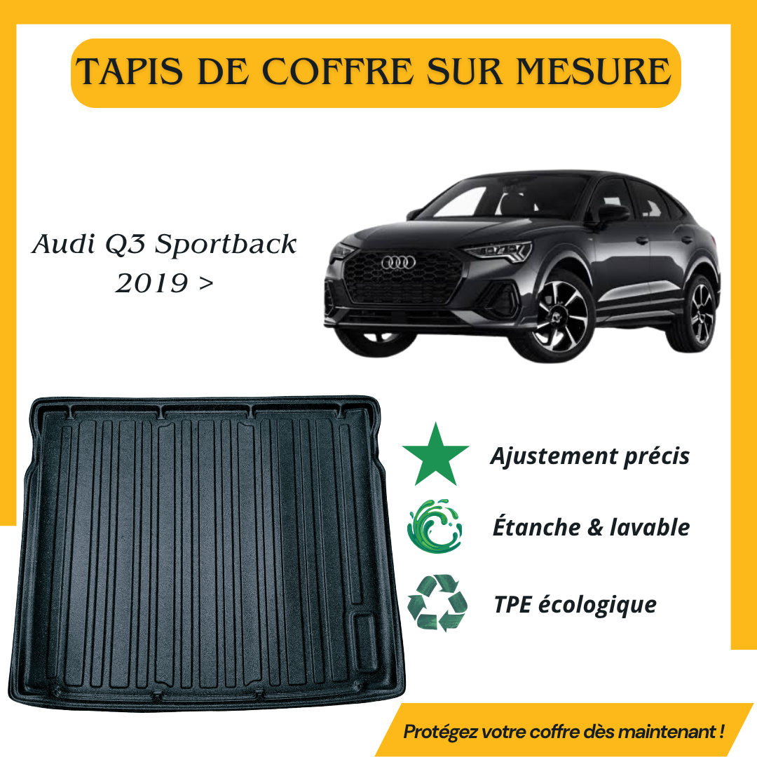 Tapis de coffre 4D Audi Q3 Sportback 2019+