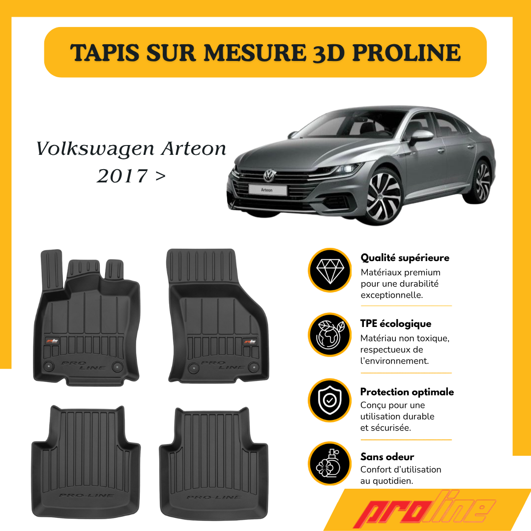 Tapis de sol PROLINE Volkswagen Arteon 2017 >