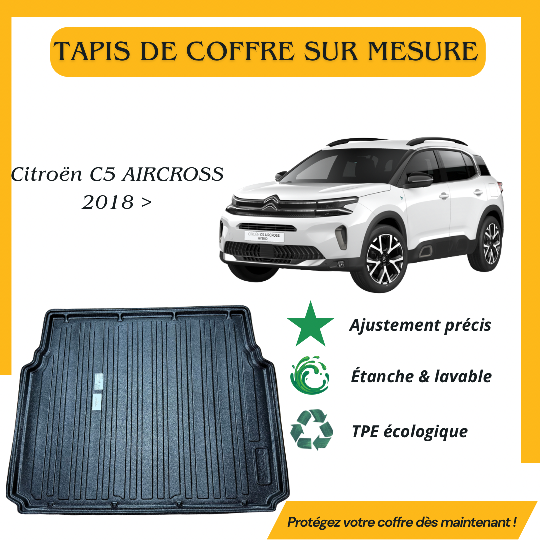 Tapis de coffre 4D Citroën C5 AIRCROSS 2018 >
