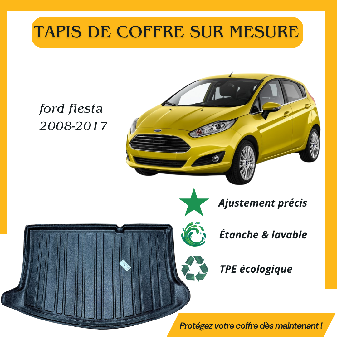 Tapis de coffre 4D ford fiesta 2008-2017