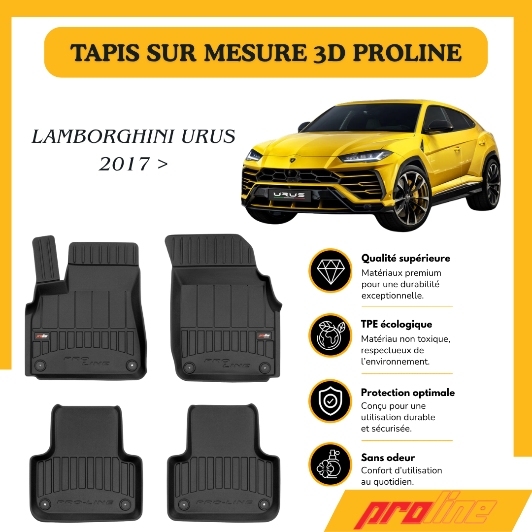 Tapis de sol PROLINE Lamborghini Urus 2017 >