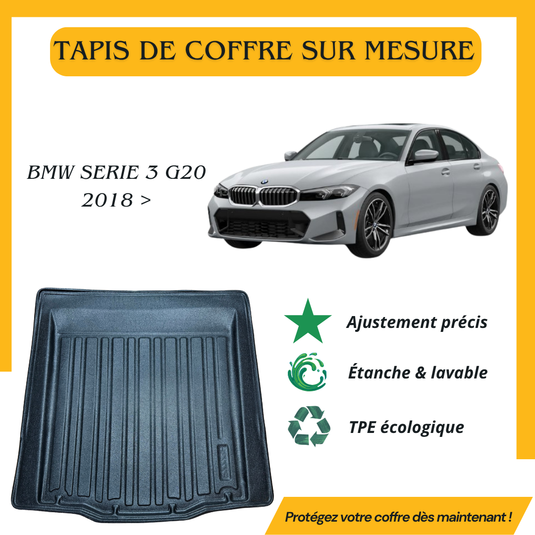 Tapis de coffre 4D BMW SERIE 3 G20 2018 >