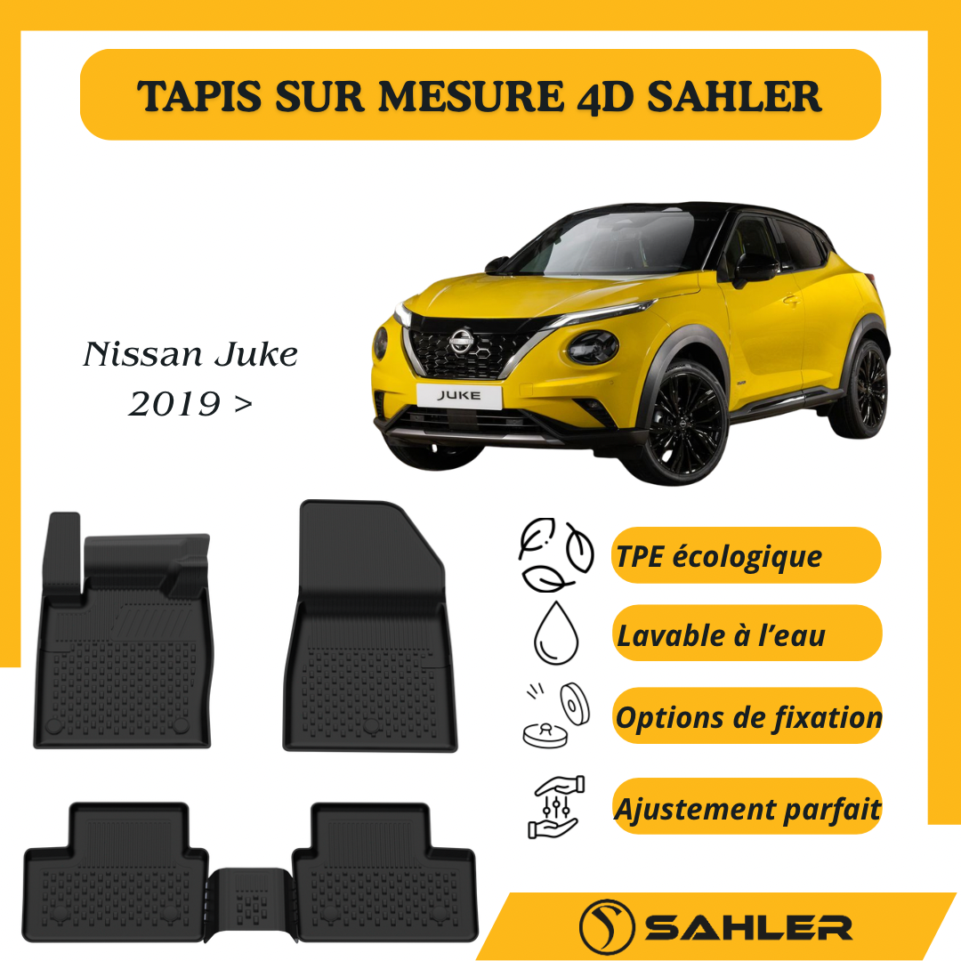 Tapis Sur Mesure 4D Nissan Juke 2019 >