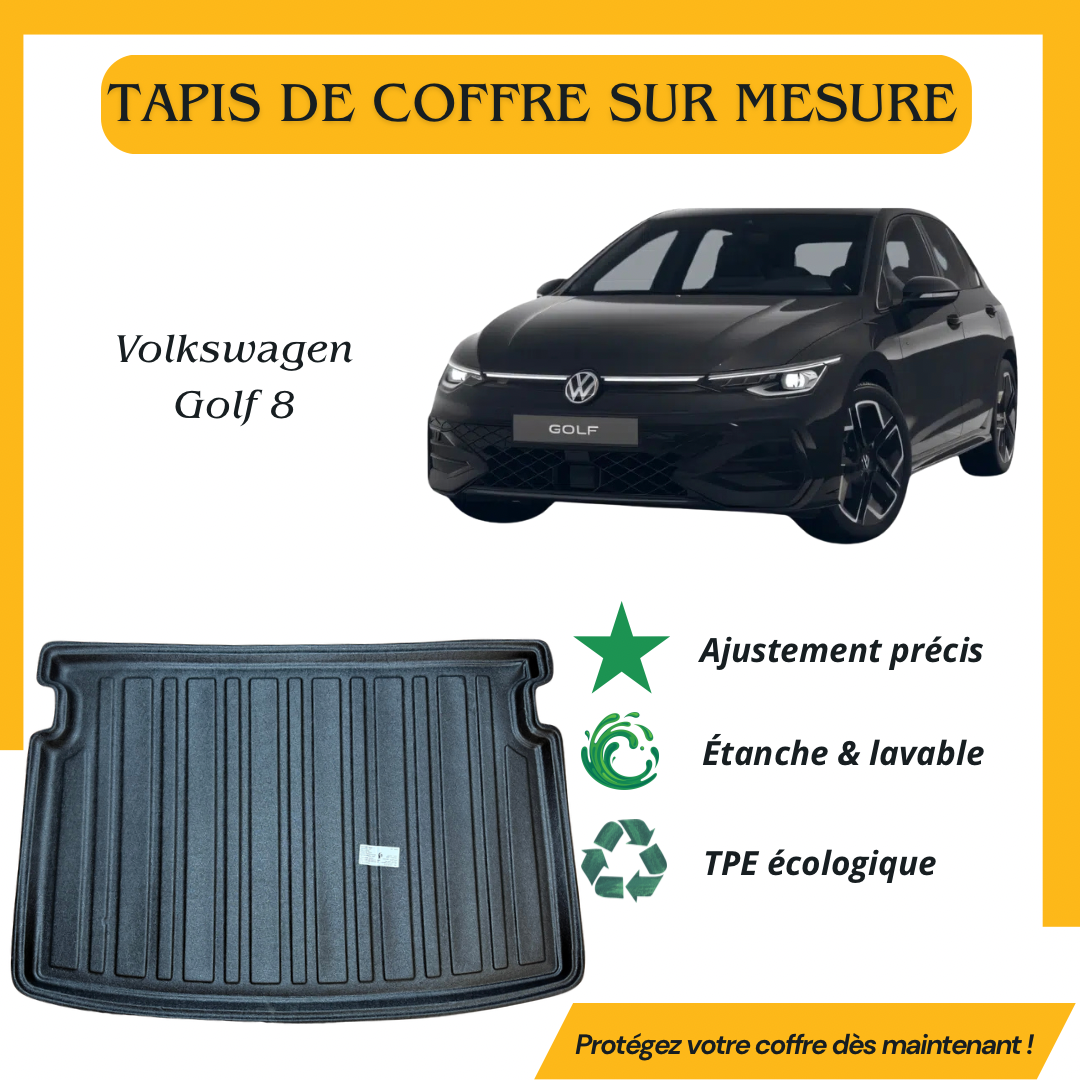 Tapis de coffre 4D Volkswagen Golf 8
