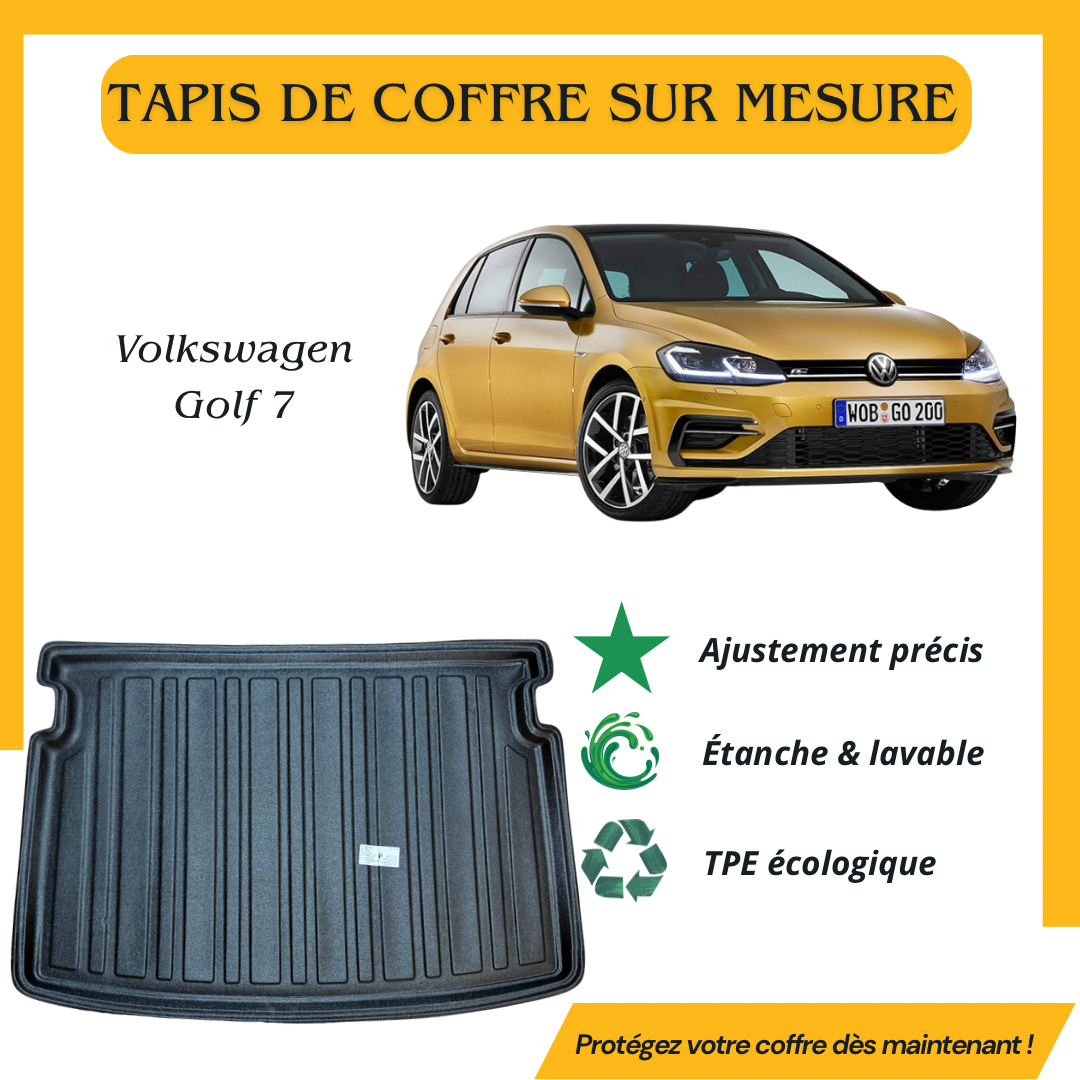 Tapis de coffre 4D Volkswagen golf 7