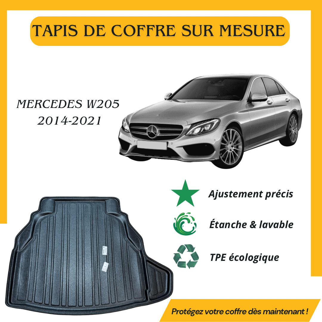 Tapis de coffre 4D MERCEDES CLASSE W205 2014-2021