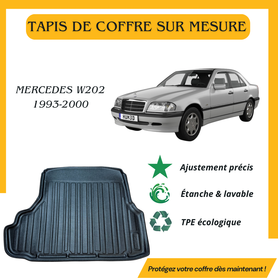 Tapis de coffre 4D Mercedes W202 1993-2000