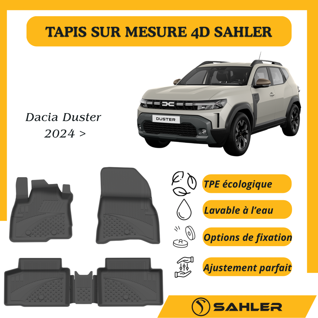 Tapis Sur Mesure 4D Dacia Duster 2024>