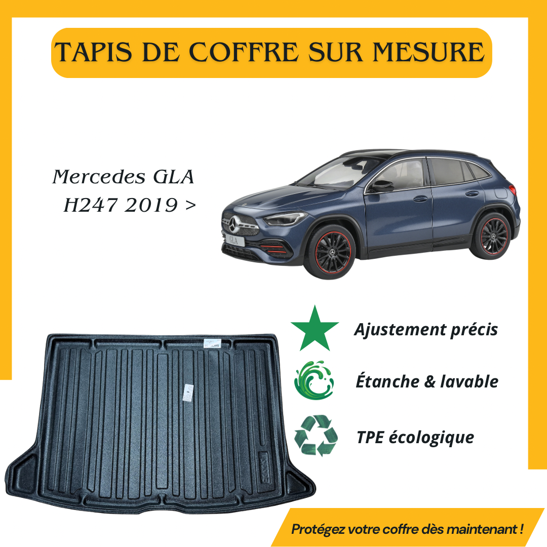 Tapis de coffre 4D Mercedes Gla TYPE H247 2019 >