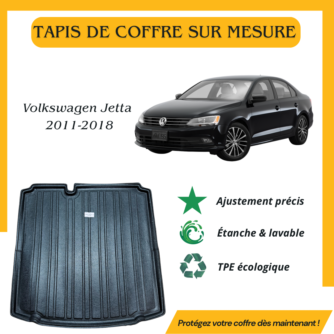 Tapis de coffre 4D Volkswagen Jetta 2011-2018