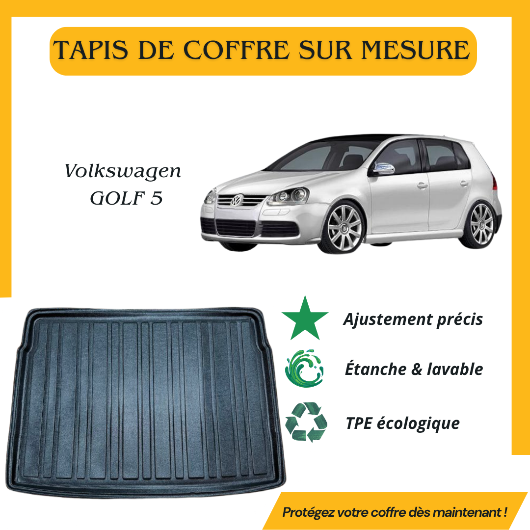 Tapis de coffre 4D VOLKSWAGEN GOLF 5