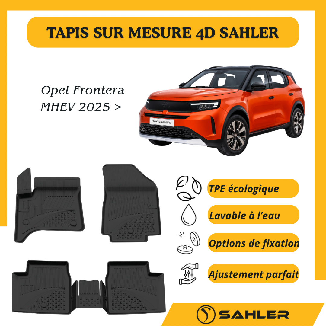 Tapis Sur Mesure 4D Opel Frontera Mhev 2025 >