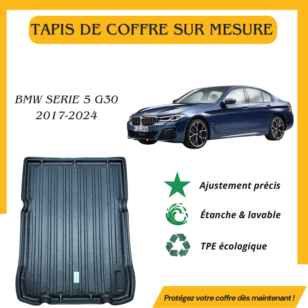 Tapis de coffre 4D BMW SERIE 5 G30 2017-2024