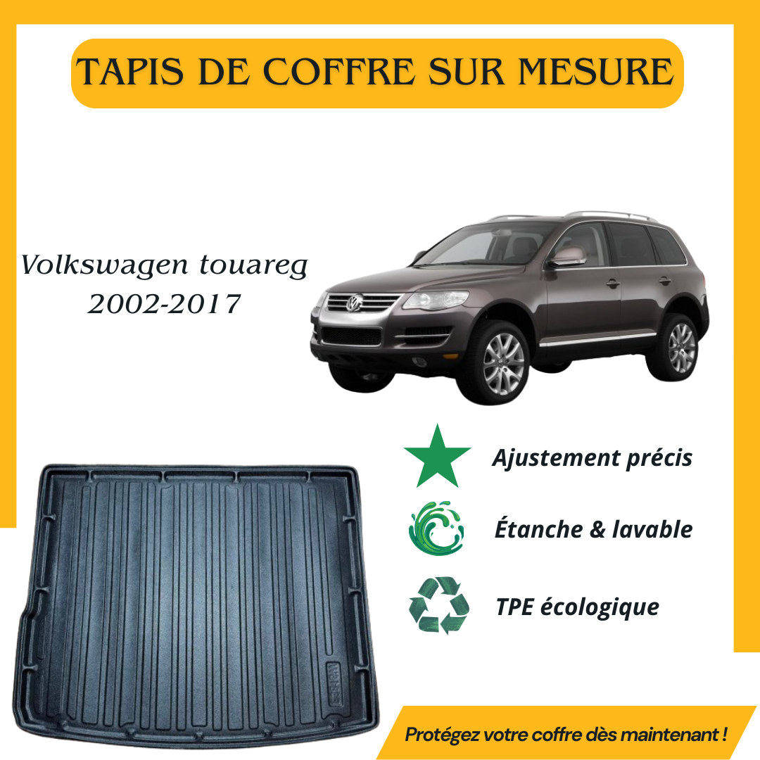 Tapis de coffre 4D Volkswagen touareg 2002-2017