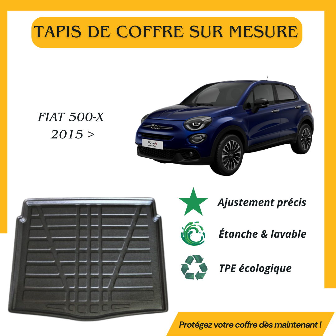 Tapis de coffre 4D FIAT 500-X 2015 >