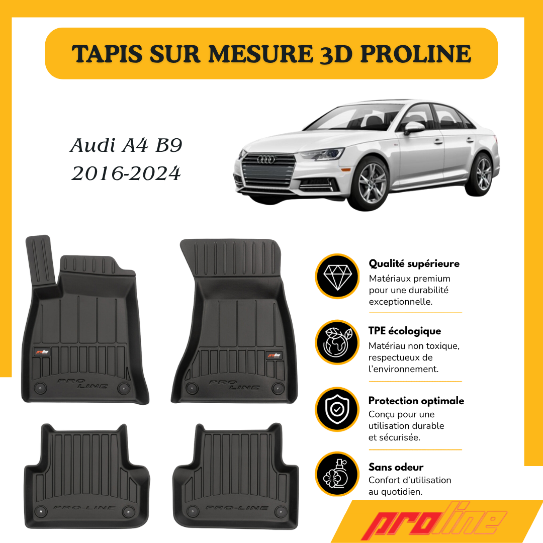 Tapis de sol Proline Audi A4 B9 2016-2024