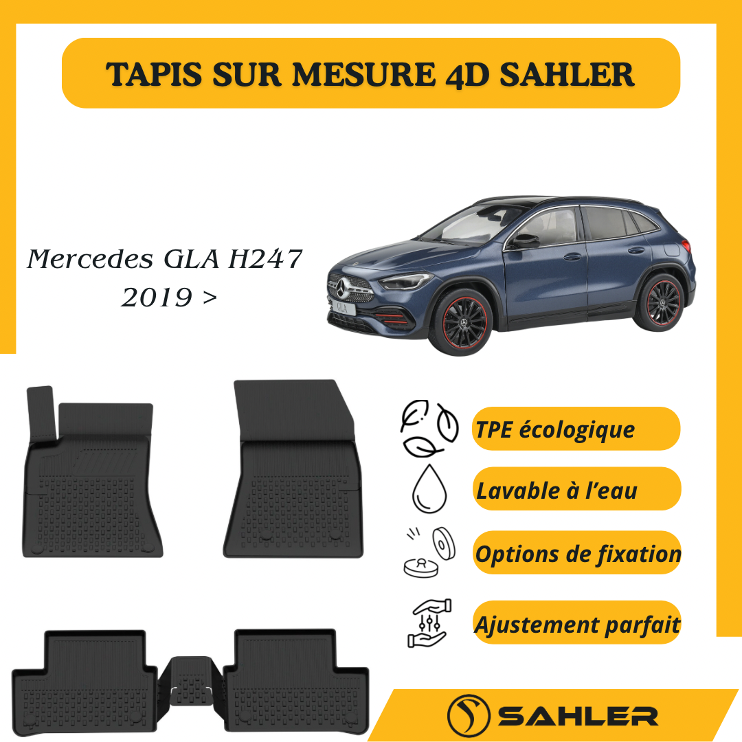 Tapis sur mesure 4D Mercedes Gla H247 2019 >