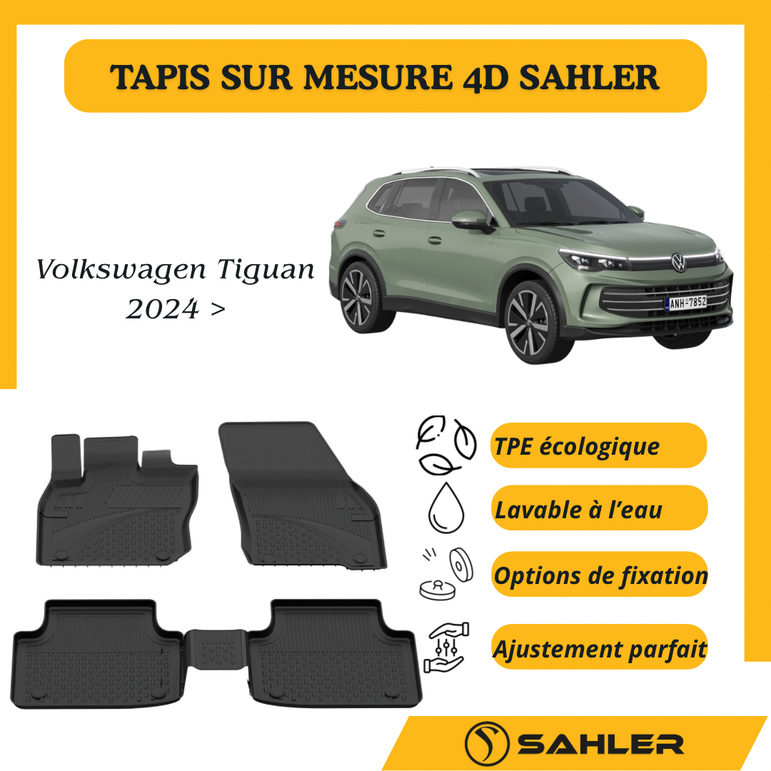 Tapis Sur Mesure 4D volkswagen Tiguan 2024+