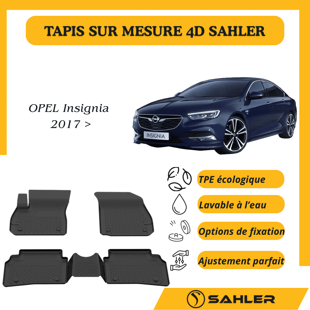 Tapis Sur Mesure 4D OPEL Insignia 2017 >