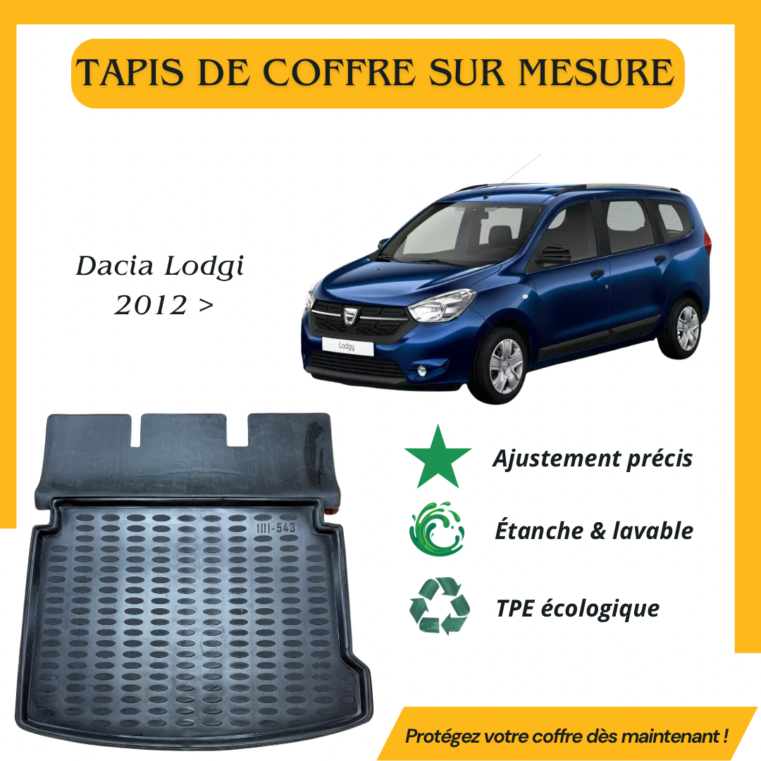 Tapis de coffre 4D Dacia Lodgi 2012 >