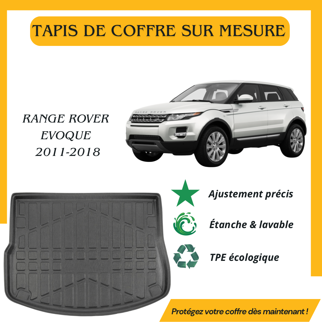 Tapis de coffre 4D RANGE ROVER EVOQUE 2011-2018