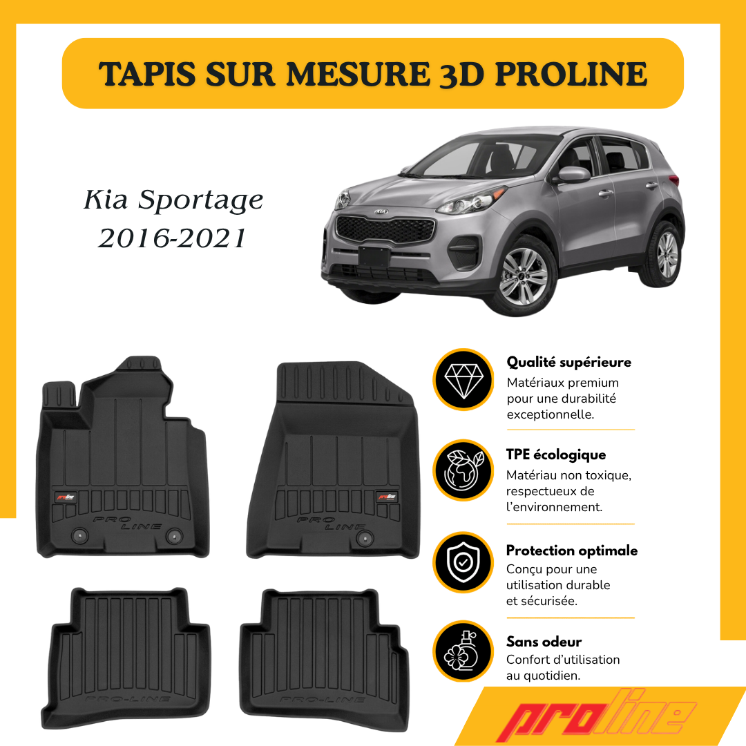 Tapis de sol PROLINE Kia Sportage IV 2016-2021