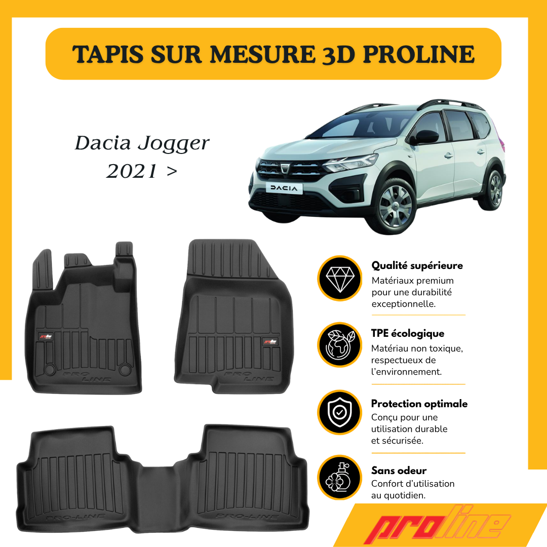 Tapis de sol PROLINE Dacia Jogger 2021 >
