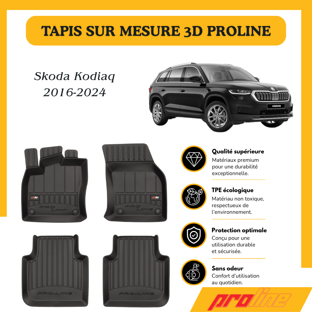 Tapis de sol Proline Skoda Kodiaq 2016-2024