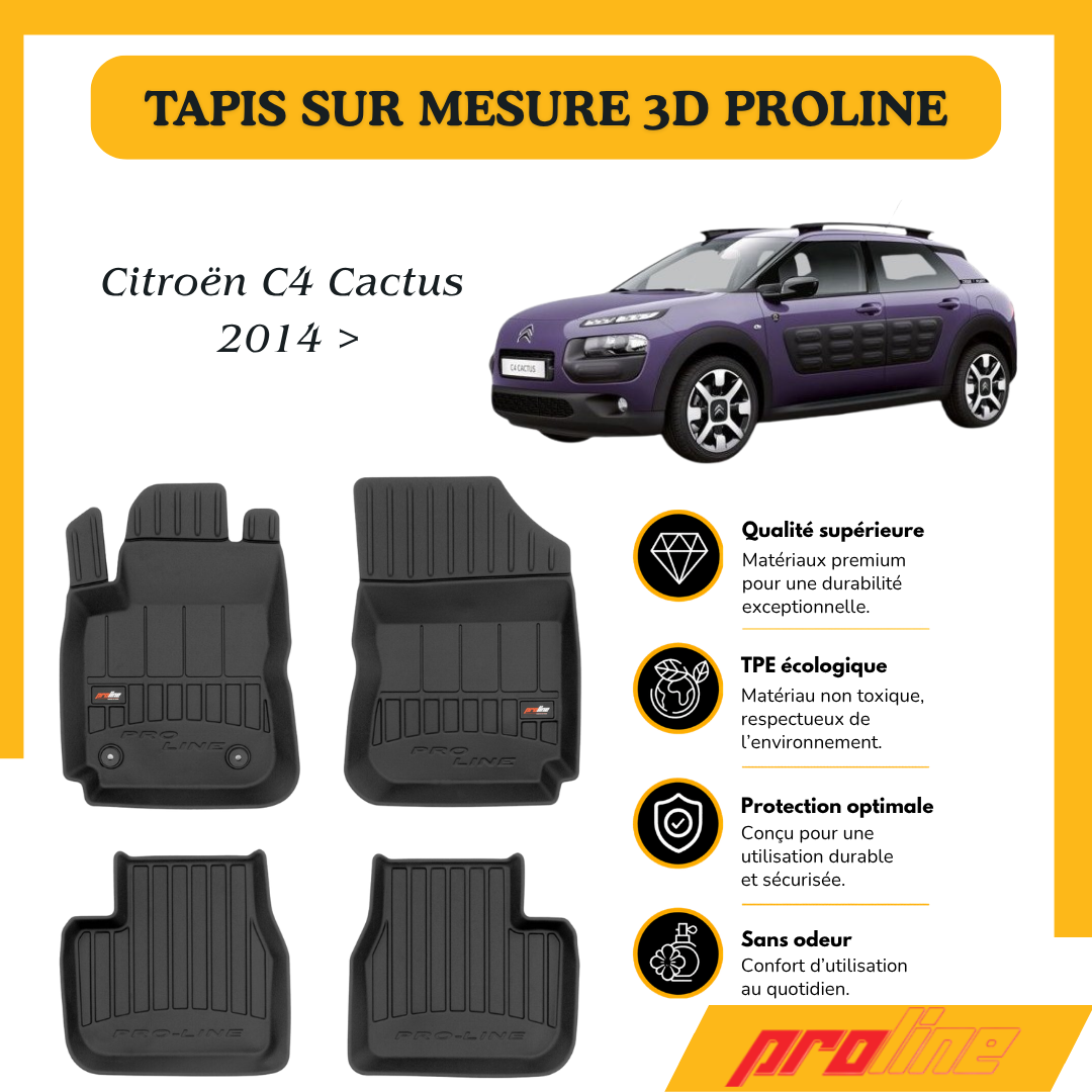 Tapis de sol PROLINE Citroën C4 Cactus 2014 >