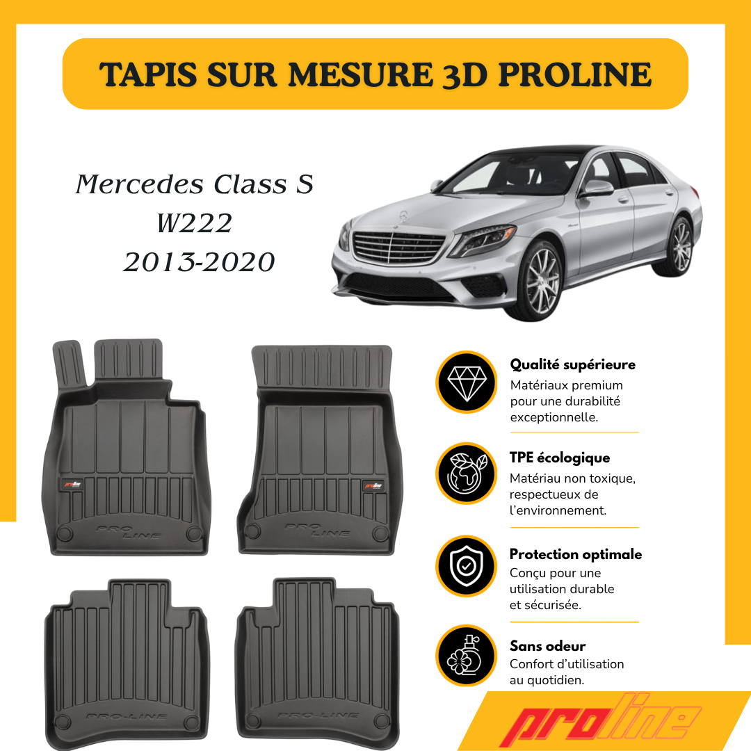 Tapis de sol Proline Mercedes Class S W222 2013-2020