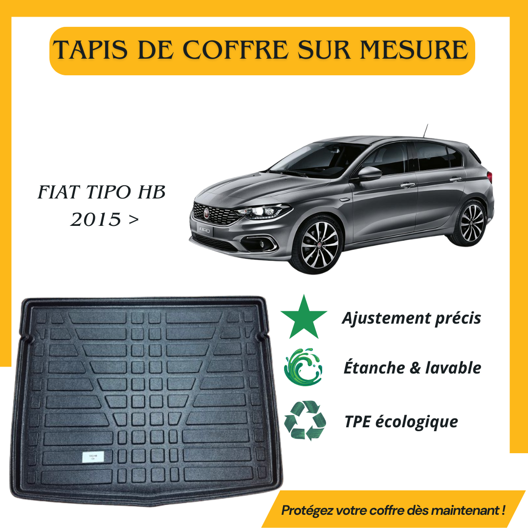 Tapis de coffre 4D FIAT TIPO HB 2015 >