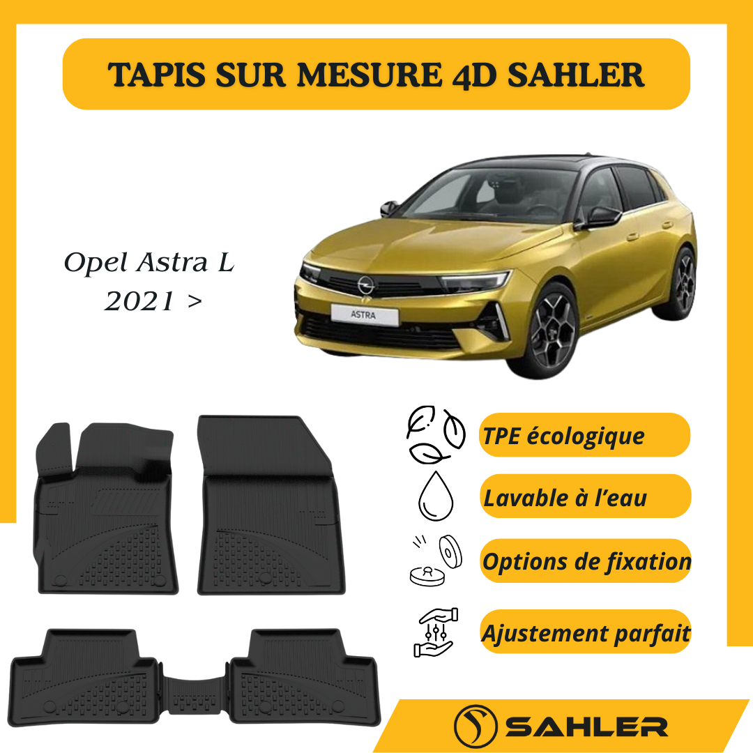Tapis Sur Mesure 4D Opel Astra L 2021 >