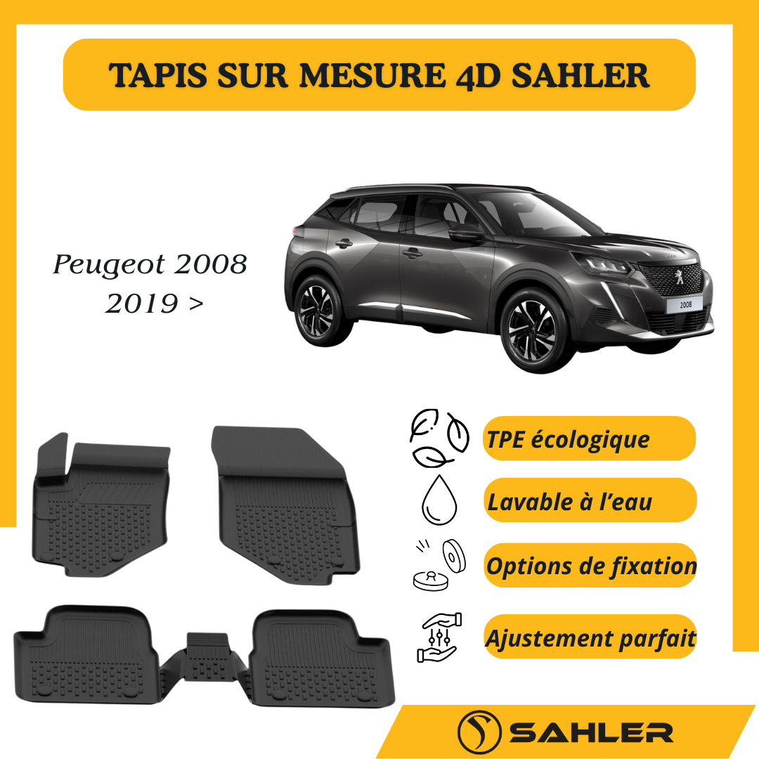 Tapis Sur Mesure 4D Peugeot 2008 2019+