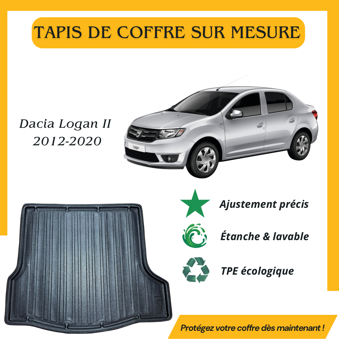 Tapis de coffre 4D Dacia Logan II 2012-2020