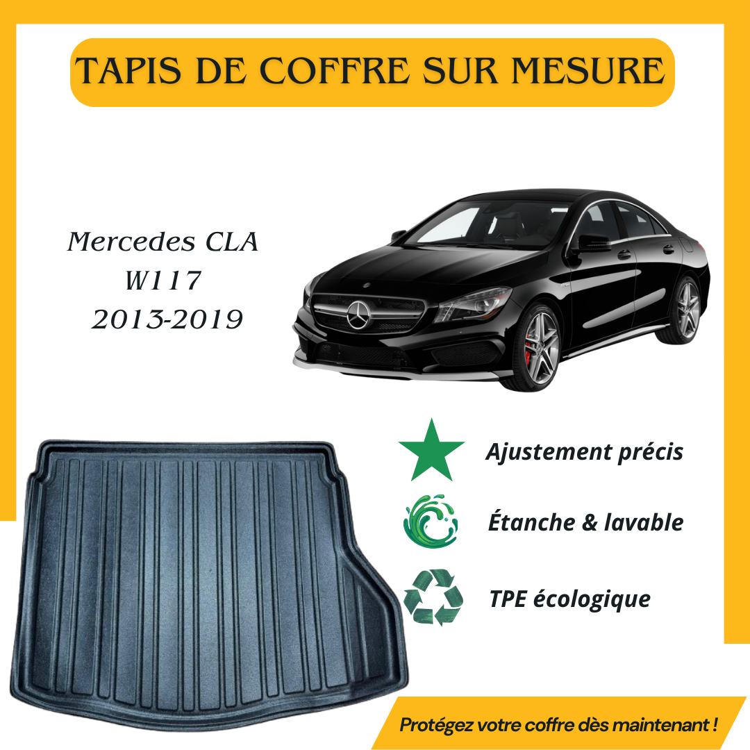 Tapis de coffre 4D Mercedes CLA W117 2013-2019
