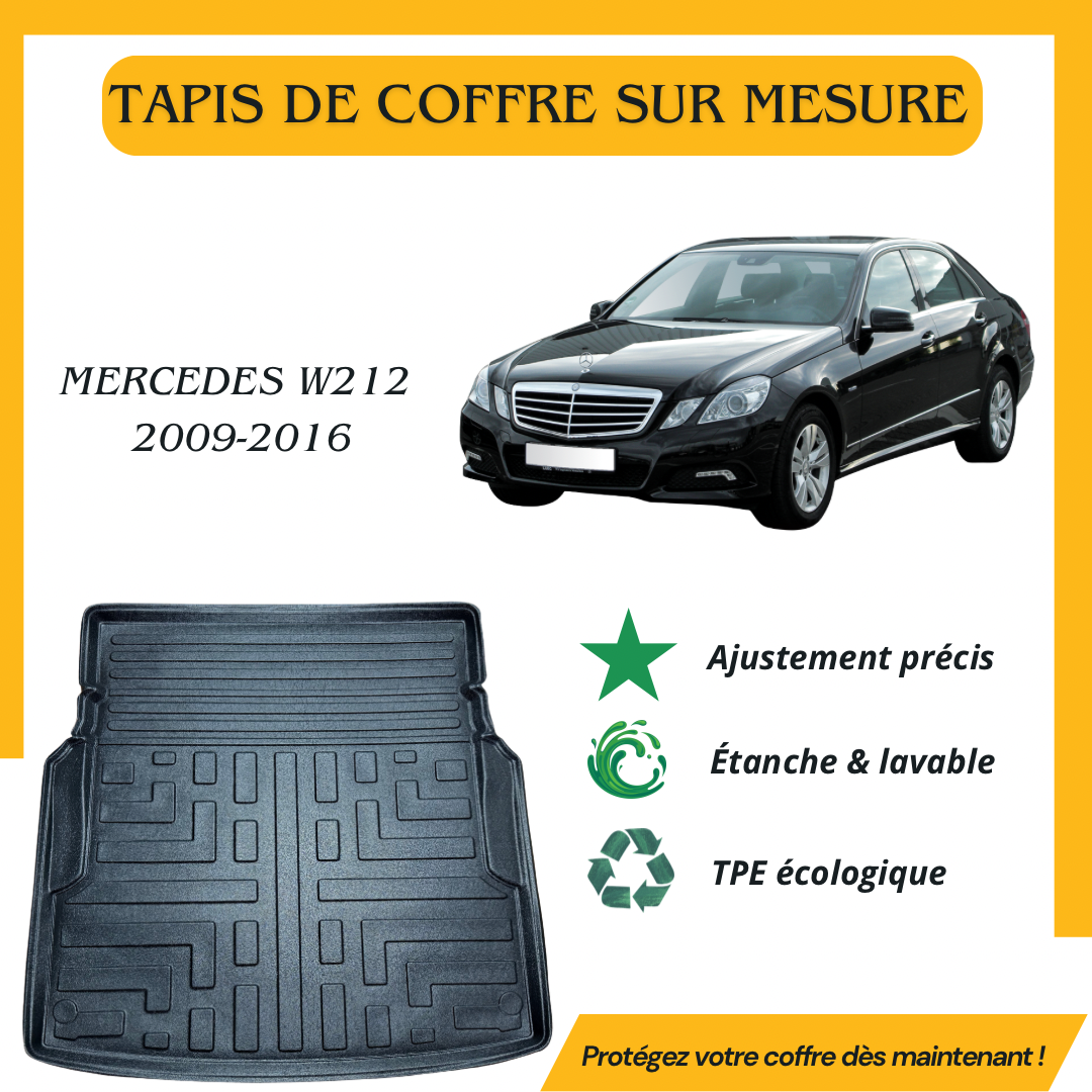 Tapis de coffre 4D MERCEDES W212 2009-2016
