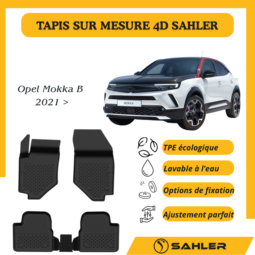 Tapis Sur Mesure 4D Opel Mokka B 2021 >