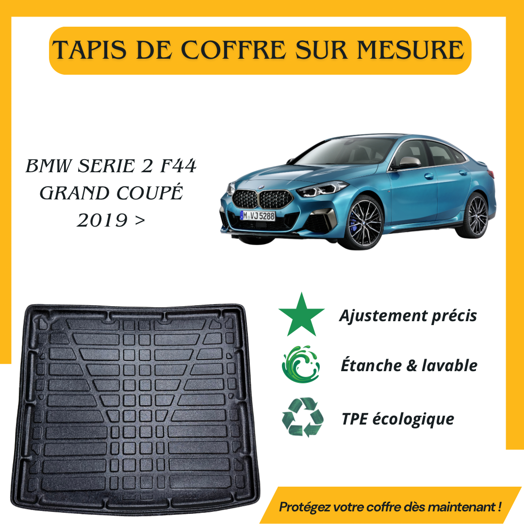 Tapis de coffre 4D BMW SERIE 2 F44 GRAND COUPE 2019 >
