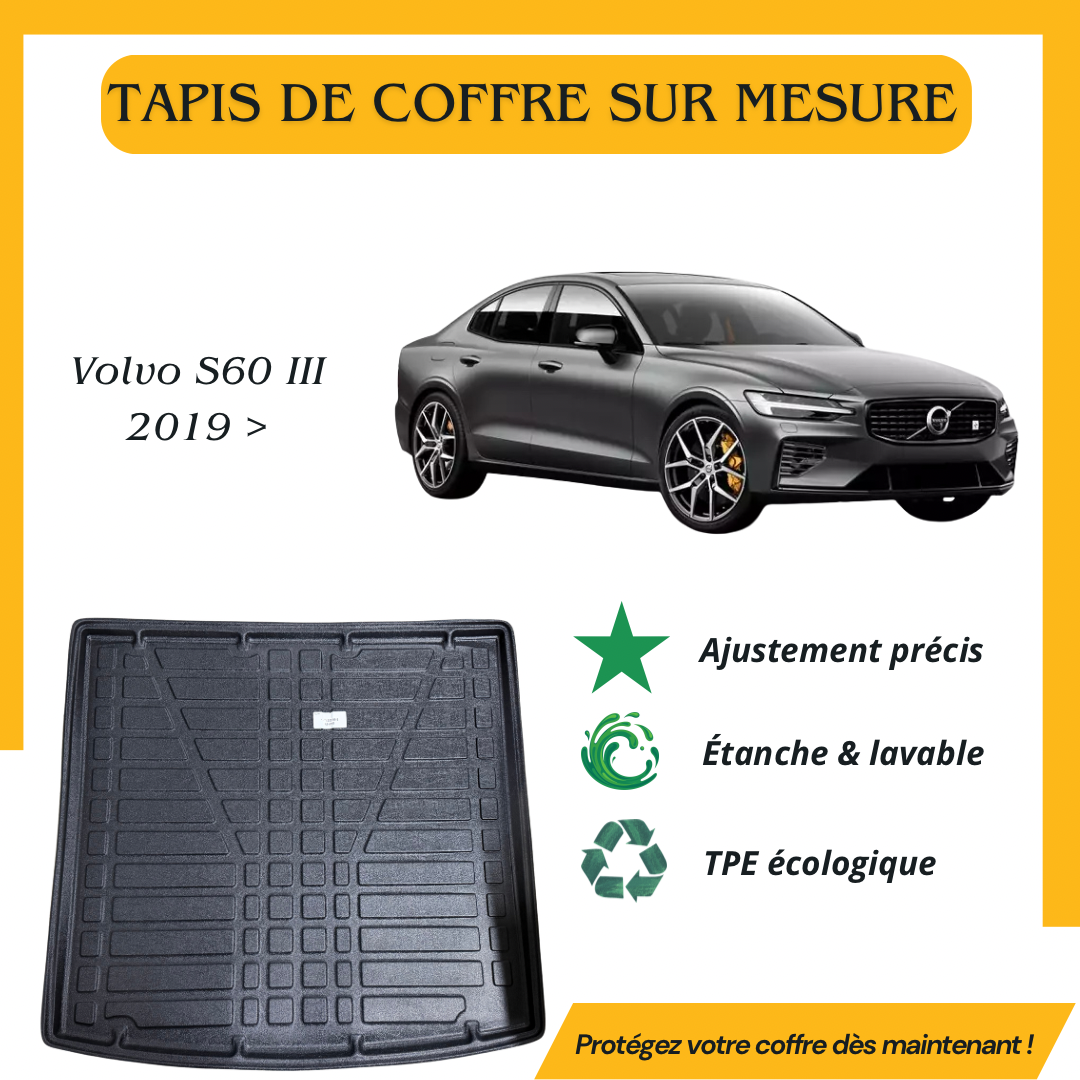 Tapis de coffre 4D Volvo S60 III 2019 >