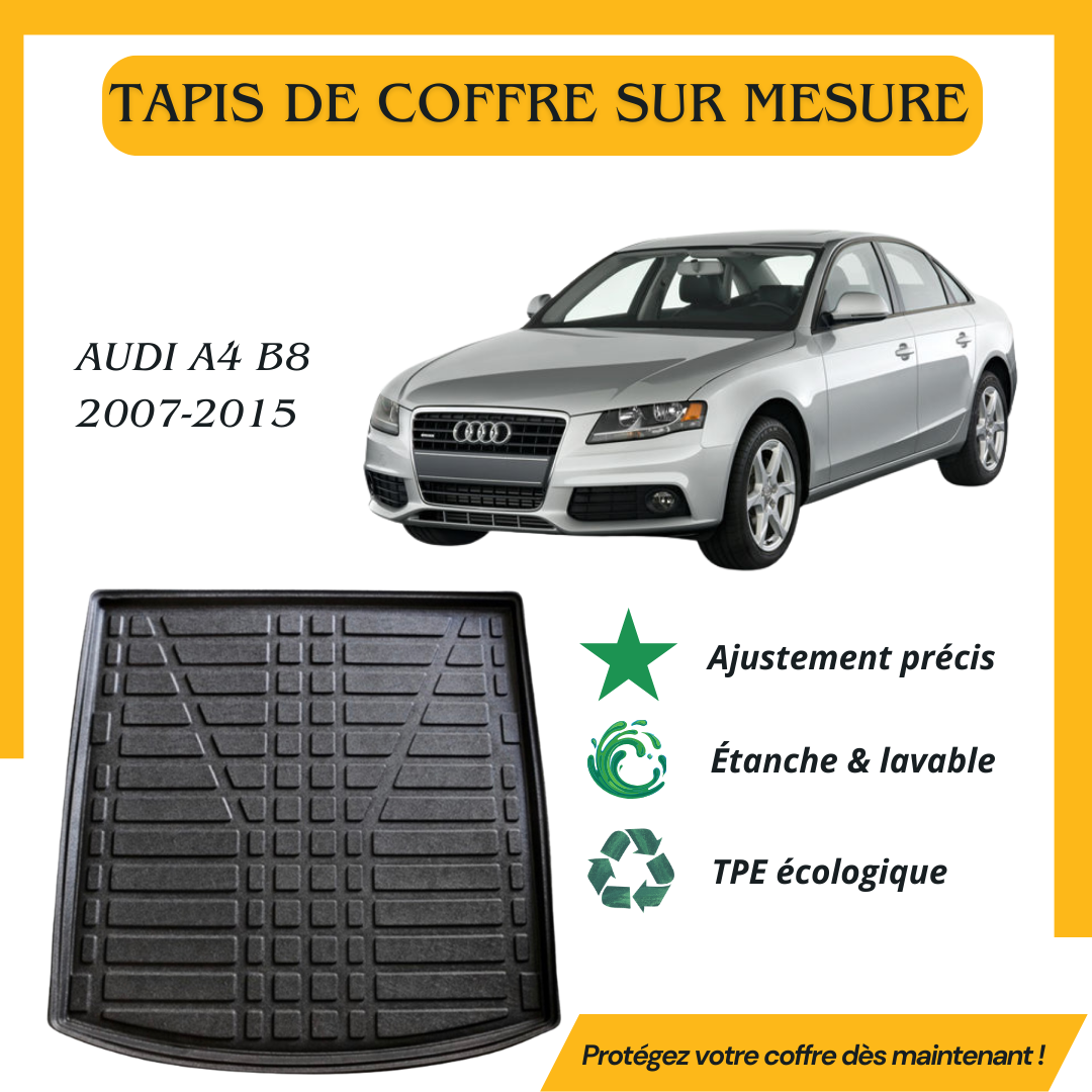 Tapis de coffre 4D AUDI A4 2007-2015