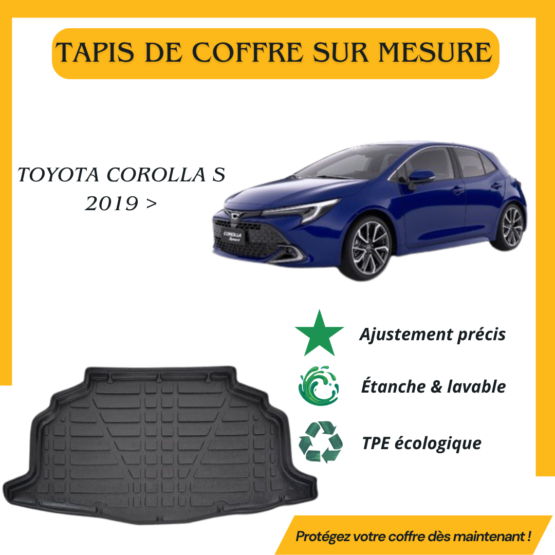 Tapis de coffre 4D Toyota Corolla S Hybrid 2019 >
